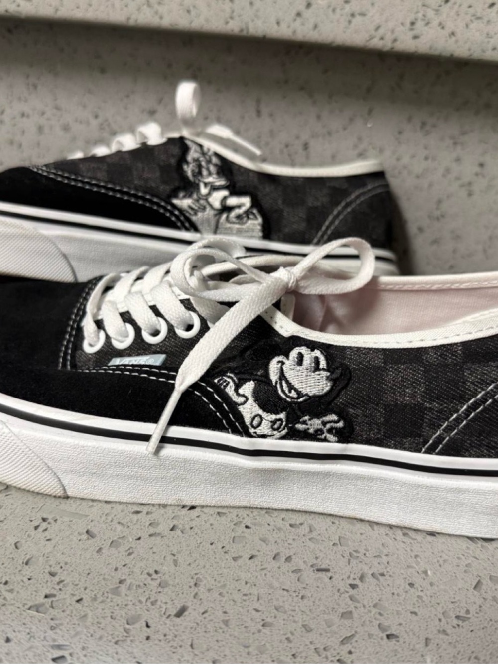 Vans x Disney 100th Anniversary Black Canvas Low-Top Mickey & Friends